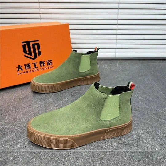 Heidi-Mode | Chelsea Boots Herren aus Samt – Eleganter und lässiger Stil