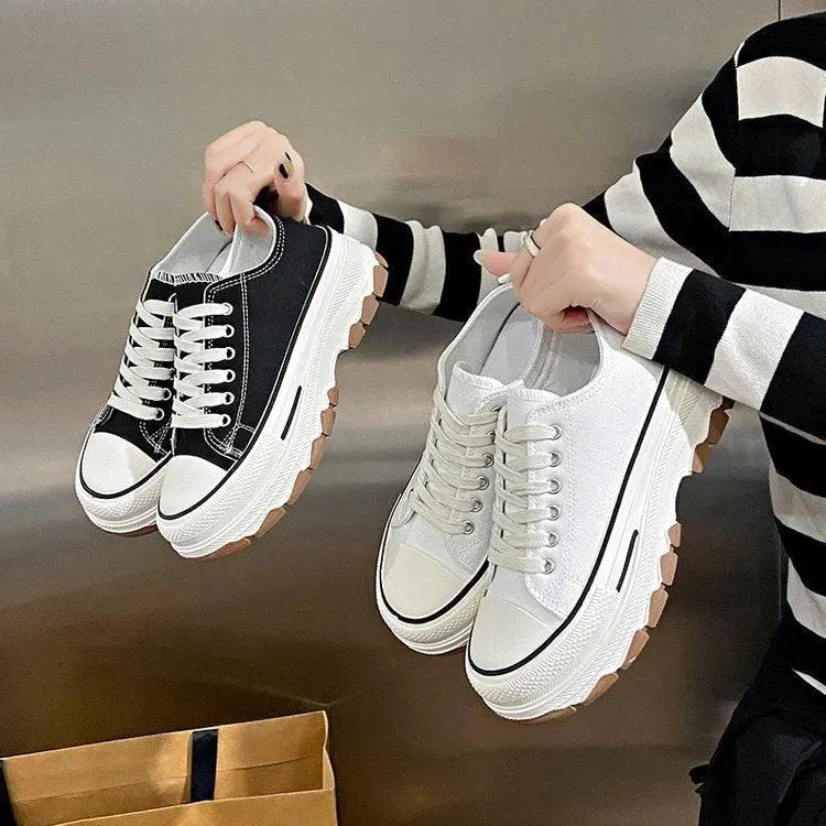 Heidi-Mode | Sneakers Damen aus Stoff mit Plattform