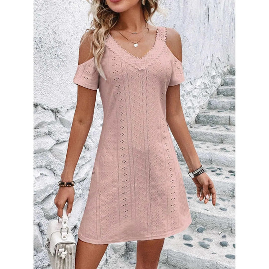 Heidi-Mode | Kurzarmkleid mit freiliegenden Schultern Sommermode