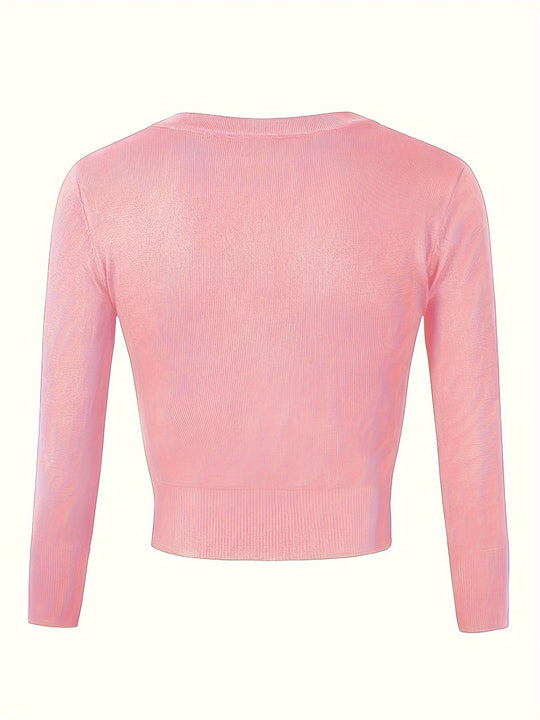 Heidi-Mode | Bolerojacke mit Knopfverschluss