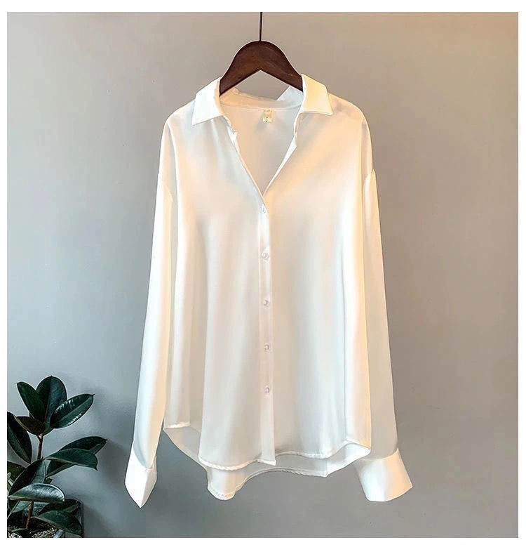 Heidi-Mode | Elegante Satin Chic Bluse