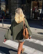 Heidi-Mode - Flauschiger Oversize Strickpullover