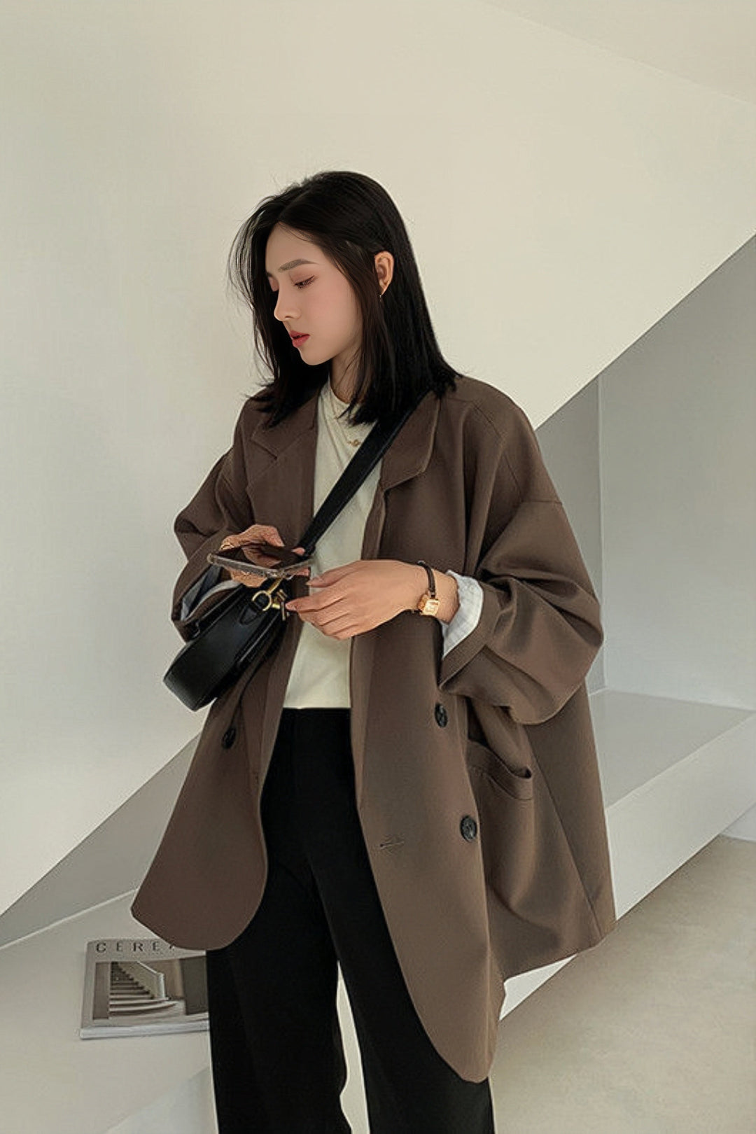 Heidi-Mode | Koreanische Version Lockerer Mantel