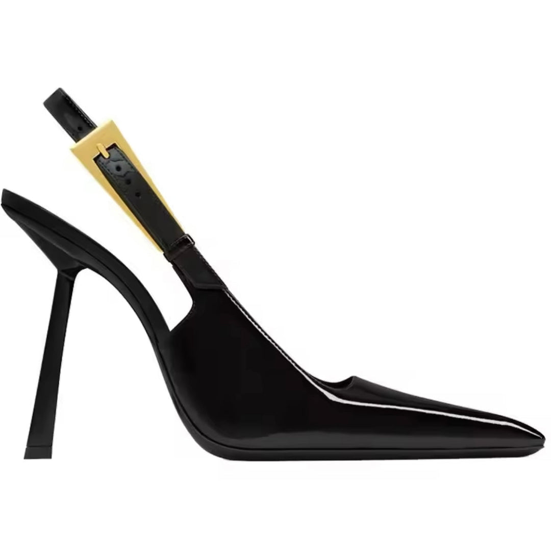 Heidi-Mode | Elegante Slingback Pumps mit Spitzer Zehenpartie