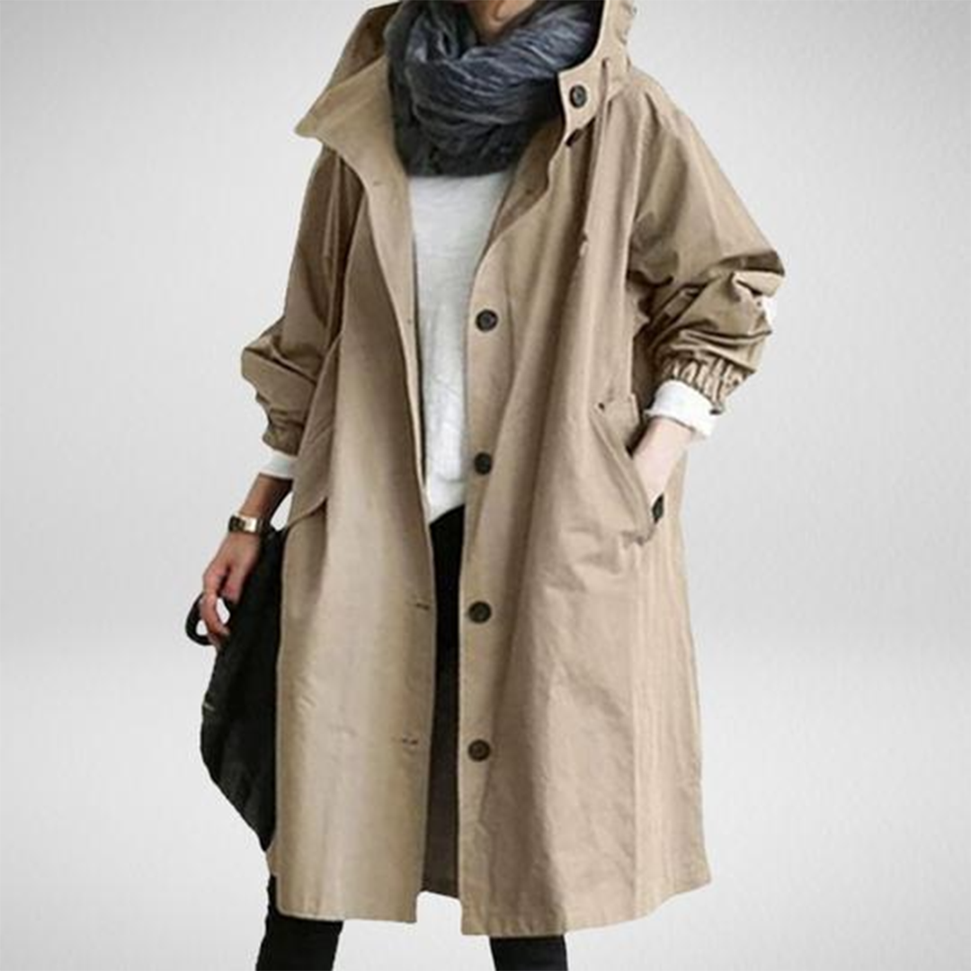 Heidi-Mode | Stilvolle Damen Wasserdichte Jacke, 100% Wasserdicht