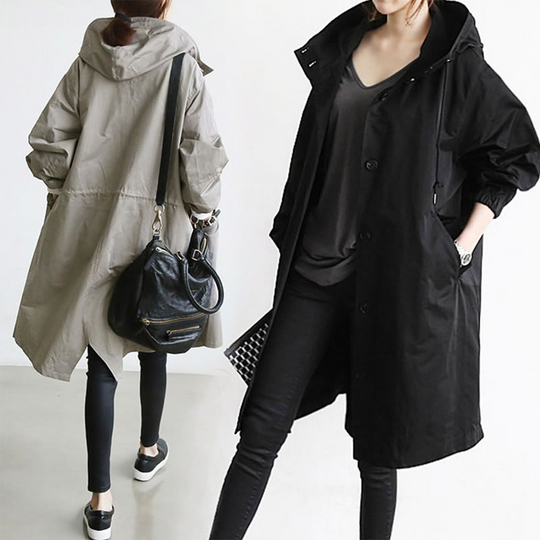 Heidi-Mode | Stilvolle Damen Wasserdichte Jacke, 100% Wasserdicht
