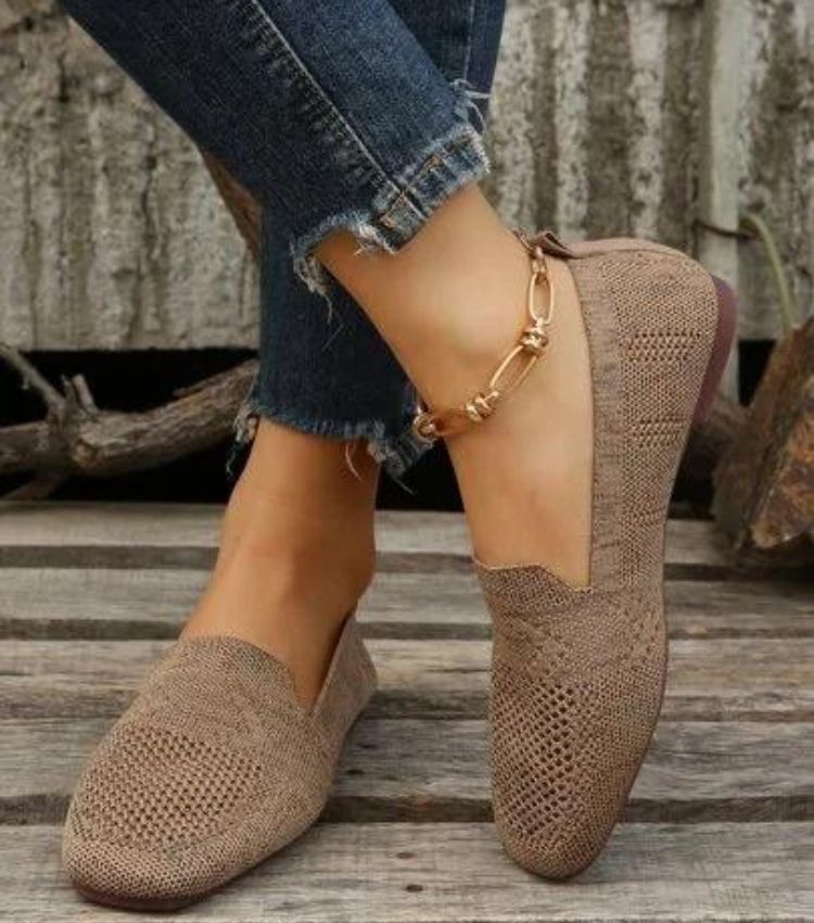 Heidi-Mode | Orthopädische Rutschfeste Flache Schuhe