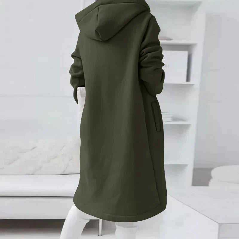 Heidi-Mode | Lange Hoodie Met Ritssluiting