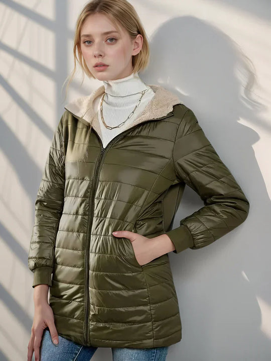 Heidi-Mode | Fleece gefütterte Damenjacke Alica