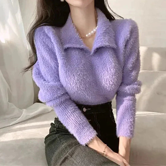 Heidi-Mode | Peter Pan Kragen Pullover