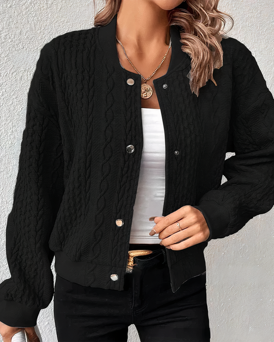 Chic Grob Strickjacke Damen