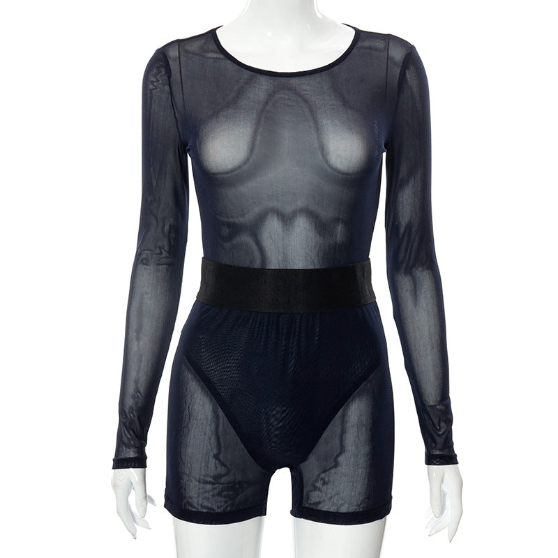 Heidi-Mode | Durchsichtige Mesh Playsuits