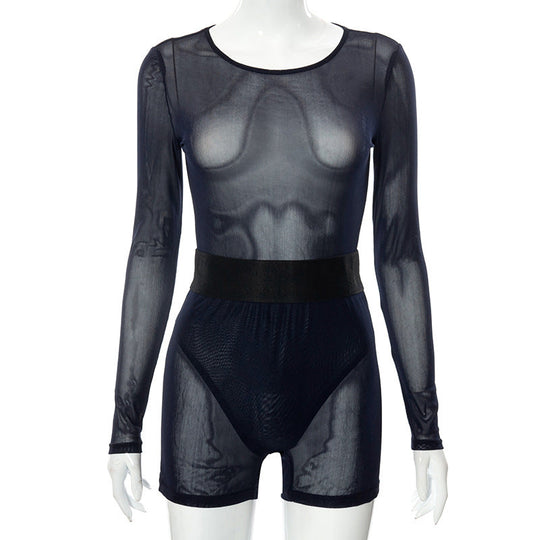 Heidi-Mode | Durchsichtige Mesh Playsuits