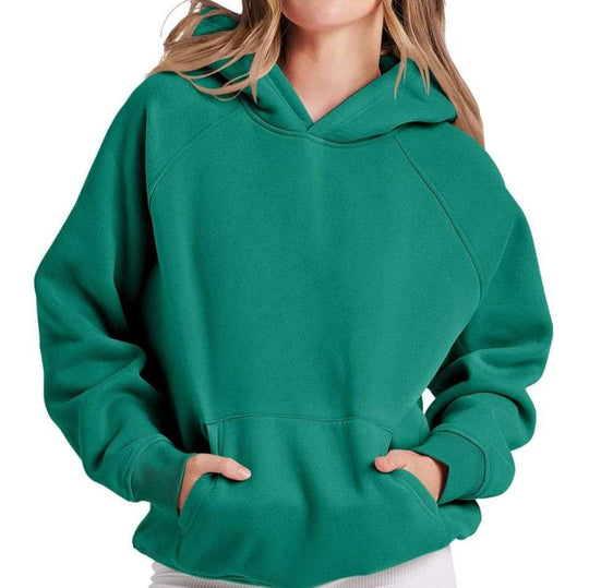 Heidi-Mode - Streetwear Herbst Übergröße Fleece Hoodie für Frauen