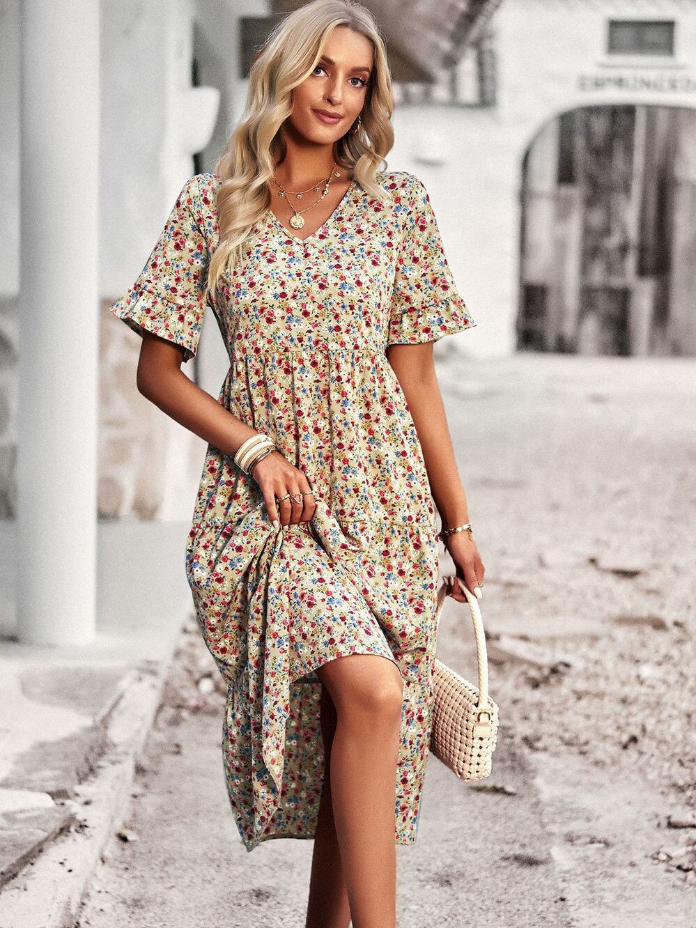 Heidi-Mode | Geblümtes Sommerkleid