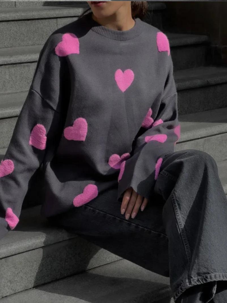 Heidi-Mode | Schicke Strickjacke mit Bestickung Von Sweet Love