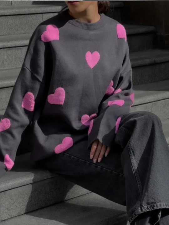 Heidi-Mode | Schicke Strickjacke mit Bestickung Von Sweet Love
