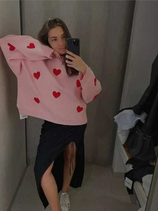 Heidi-Mode | Schicke Strickjacke mit Bestickung Von Sweet Love