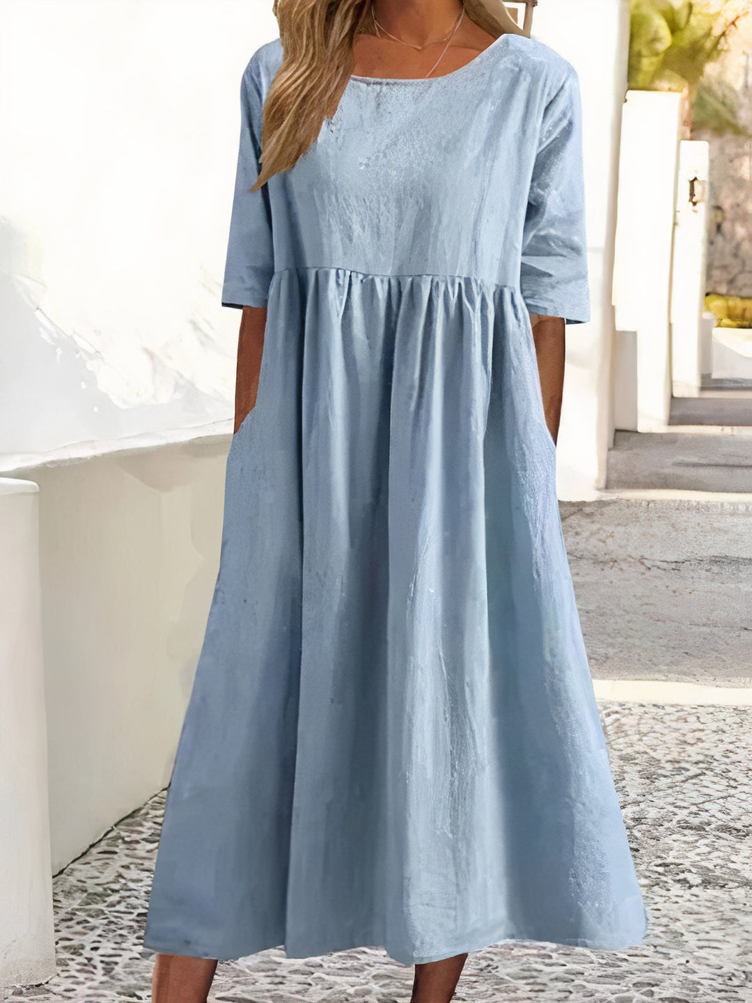 Heidi - Vintage Kleid Mit Halben Ärmeln