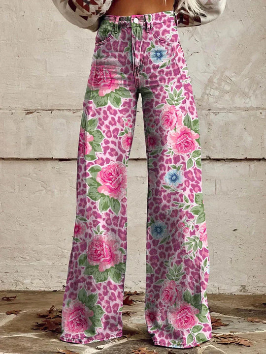 Heidi-Mode | Bunte Weinlese Hosen für Frauen