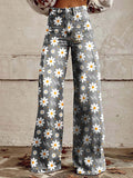 Heidi-Mode | Floral Wide-Leg Jeans