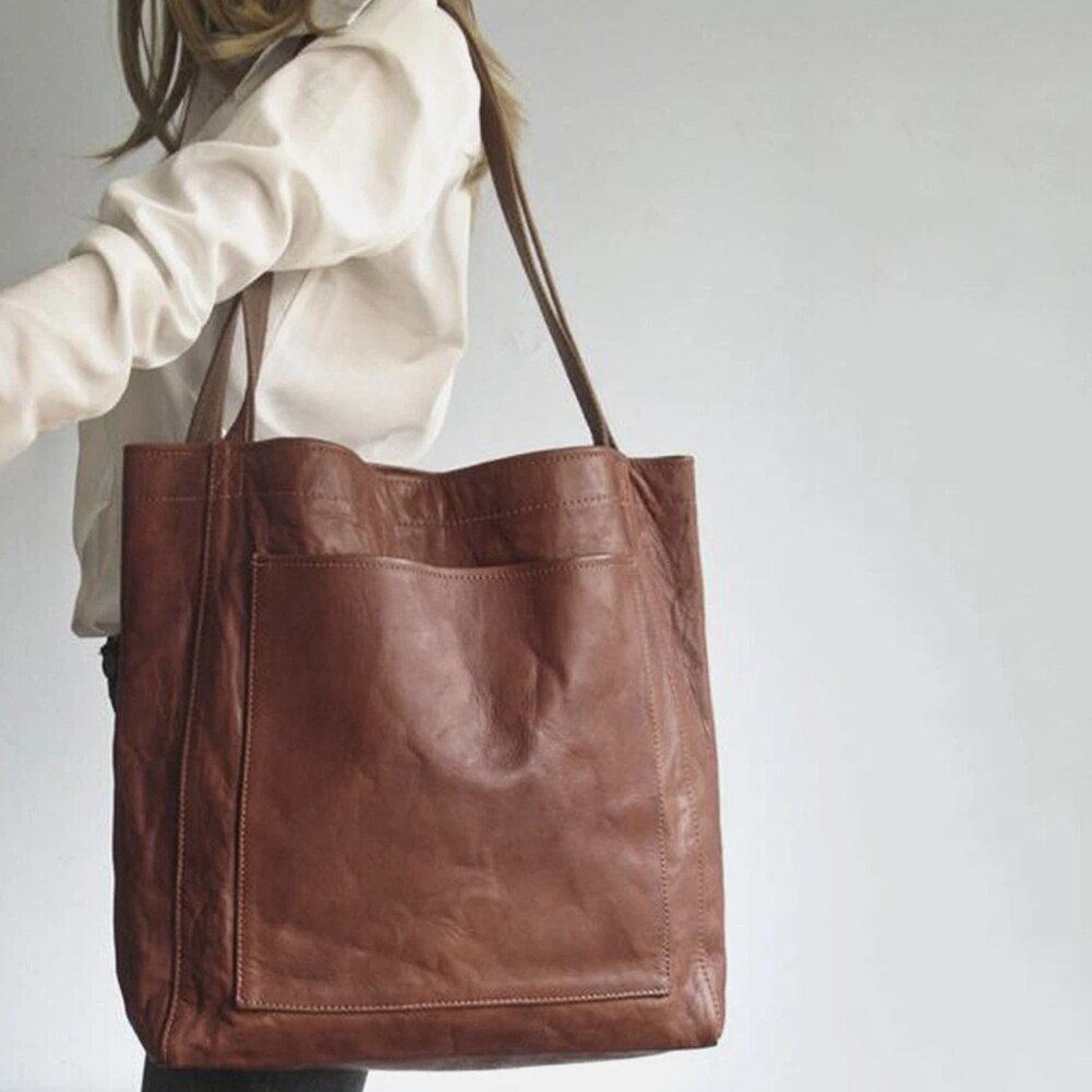 Heidi-Mode | Damen Lederschultertasche