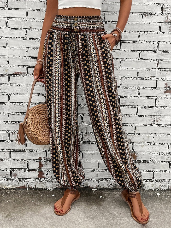 Heidi-Mode | Stilvolle Hose Mit Boho-Print