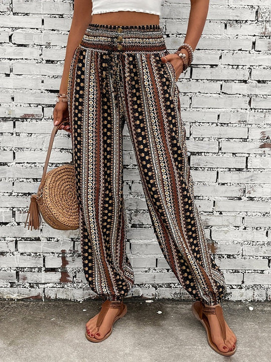 Heidi-Mode | Stilvolle Hose Mit Boho-Print