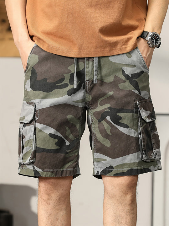 Heidi-Mode | Camouflage Cargo Shorts für Den Aktiven Mann