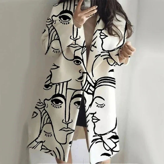 Heidi-Mode | Wollmantel mit Langem Armrevers