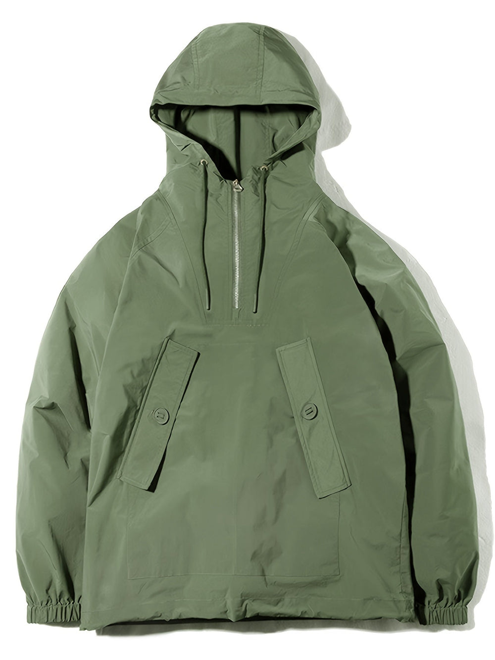 Heidi-Mode | Wasserdichter Windbreaker mit Kapuze und Taschenverschluss