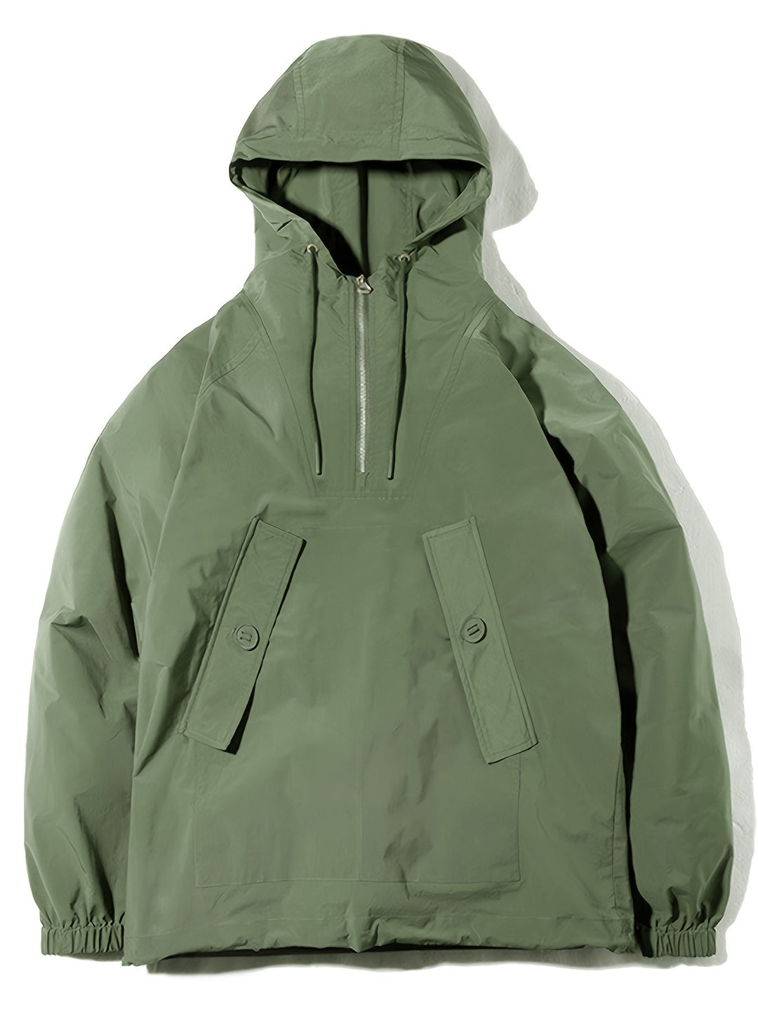 Heidi-Mode | Wasserdichter Windbreaker mit Kapuze und Taschenverschluss