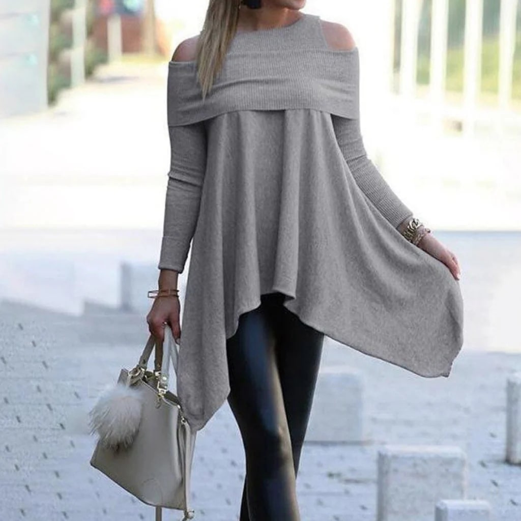 Heidi-Mode | Elegante Off Shoulder Tunika für Damen