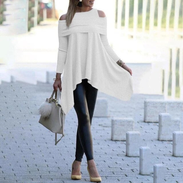 Heidi-Mode | Elegante Off Shoulder Tunika für Damen