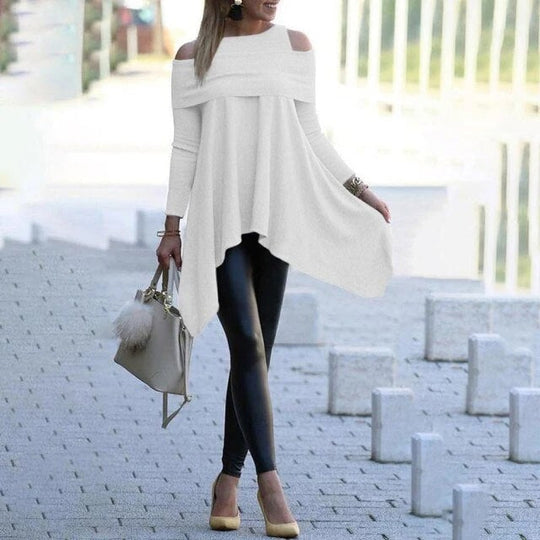 Heidi-Mode | Elegante Off Shoulder Tunika für Damen