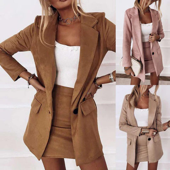 Heidi-Mode | Elegantes Wild Set Blazer und Rock