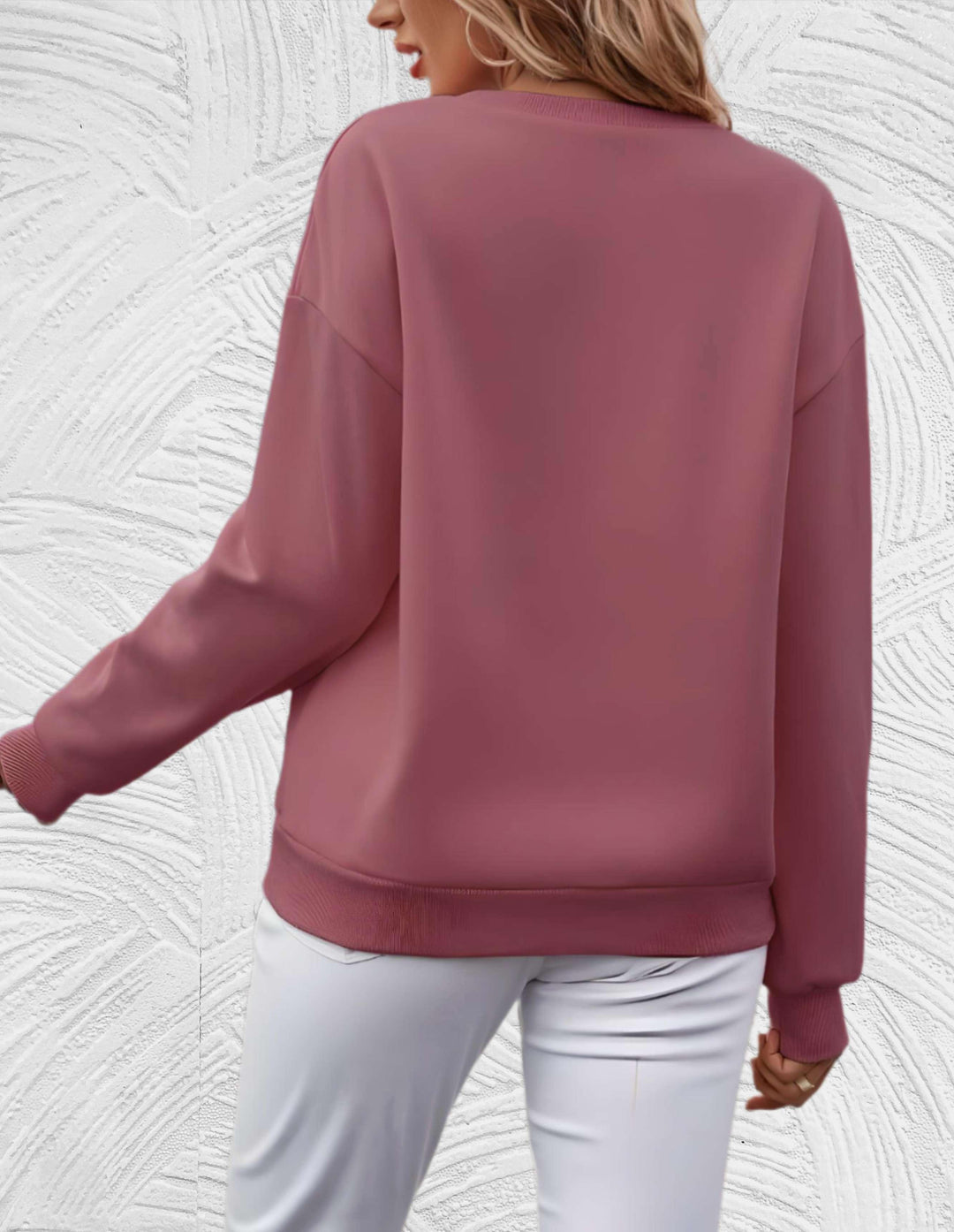 Heidi-Mode | Übergröße Pullover mit Rundhalsausschnitt