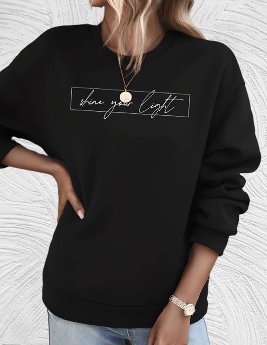 Heidi-Mode | Übergröße Pullover mit Rundhalsausschnitt