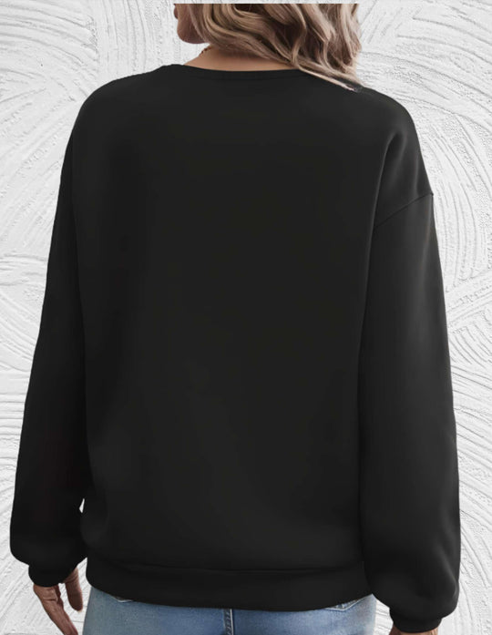 Heidi-Mode | Übergröße Pullover mit Rundhalsausschnitt