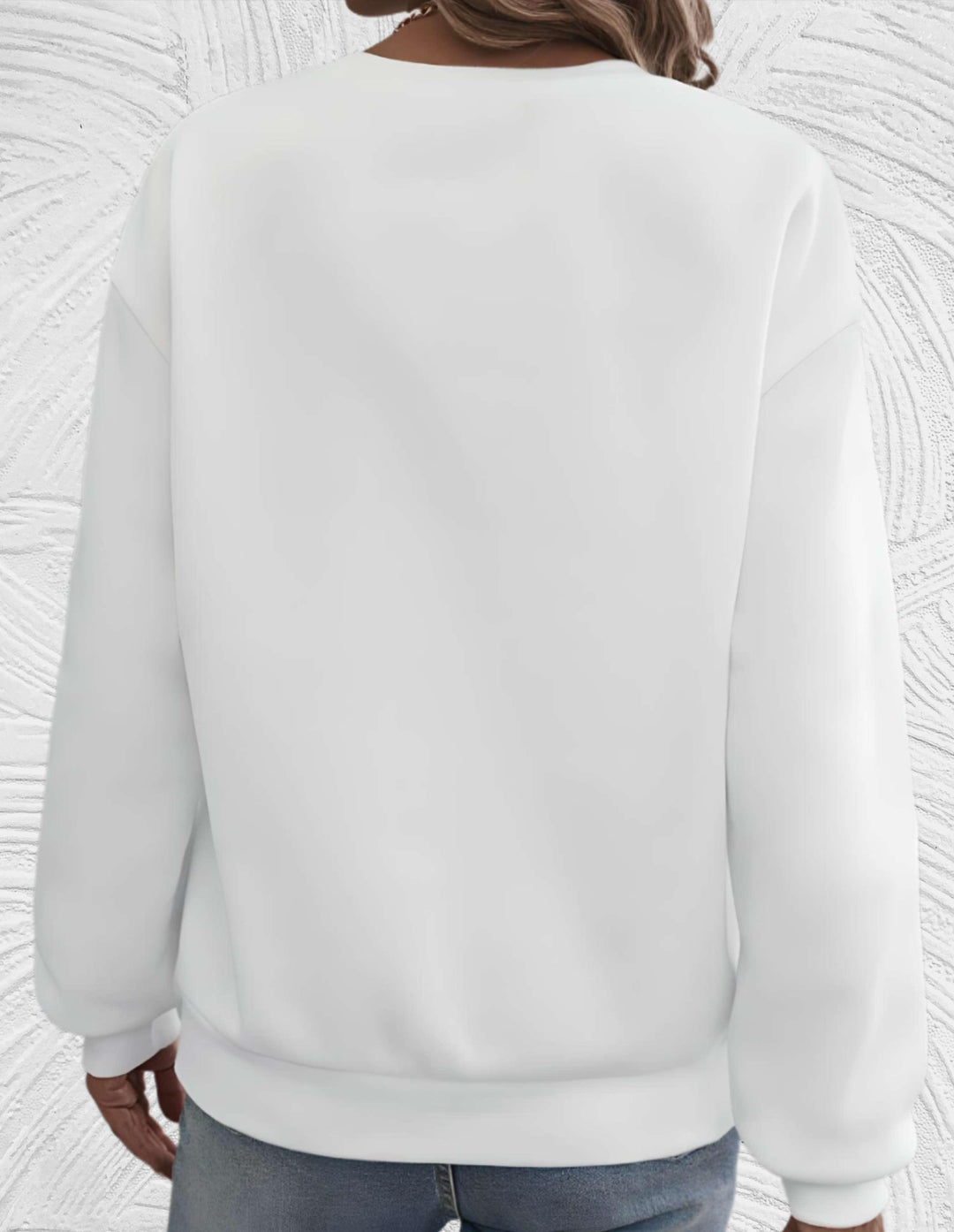 Heidi-Mode | Übergröße Pullover mit Rundhalsausschnitt