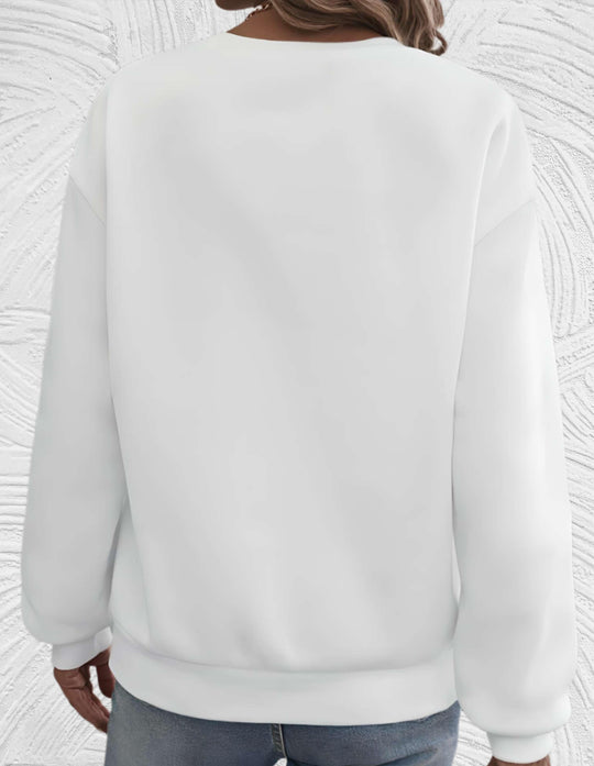 Heidi-Mode | Übergröße Pullover mit Rundhalsausschnitt