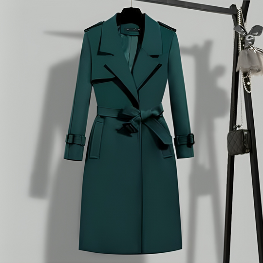 Heidi-Mode - Eleganter und schlanker Herbst-Trenchcoat für Frauen