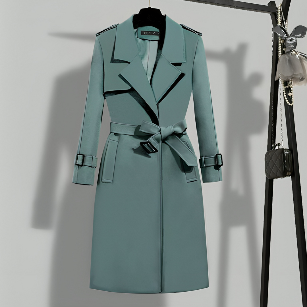 Heidi-Mode - Eleganter und schlanker Herbst-Trenchcoat für Frauen