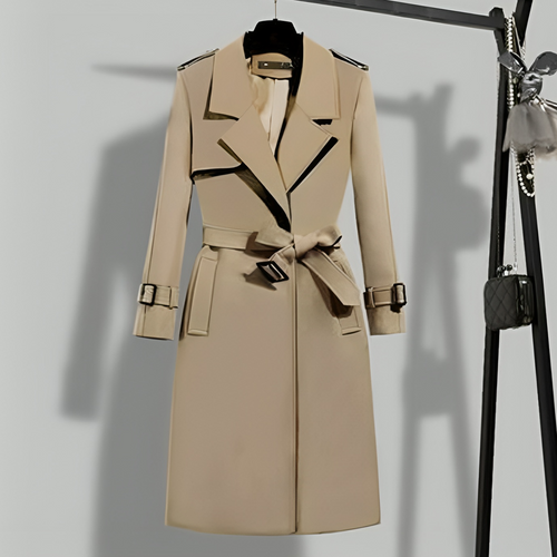 Elegante Und Schlanke Trenchcoat Für Frauen