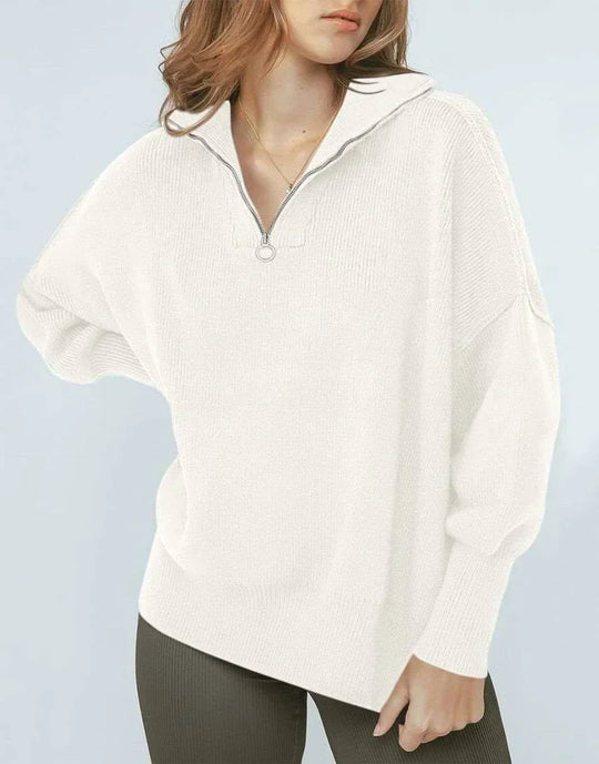 Heidi-Mode | Warme Winter Trui Met Losse Schouders Voor Dames