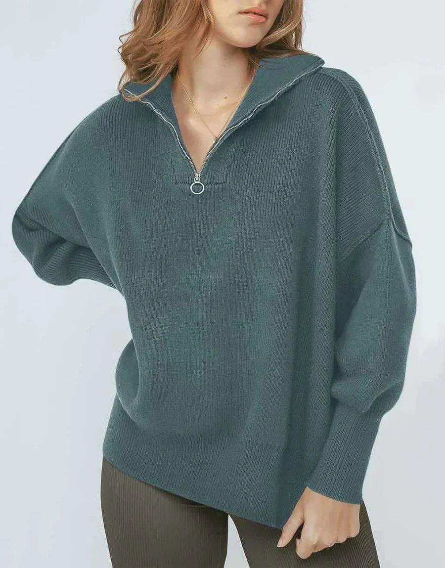 Heidi-Mode | Warme Winter Trui Met Losse Schouders Voor Dames