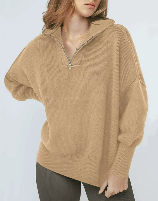 Heidi-Mode | Warme Winter Trui Met Losse Schouders Voor Dames