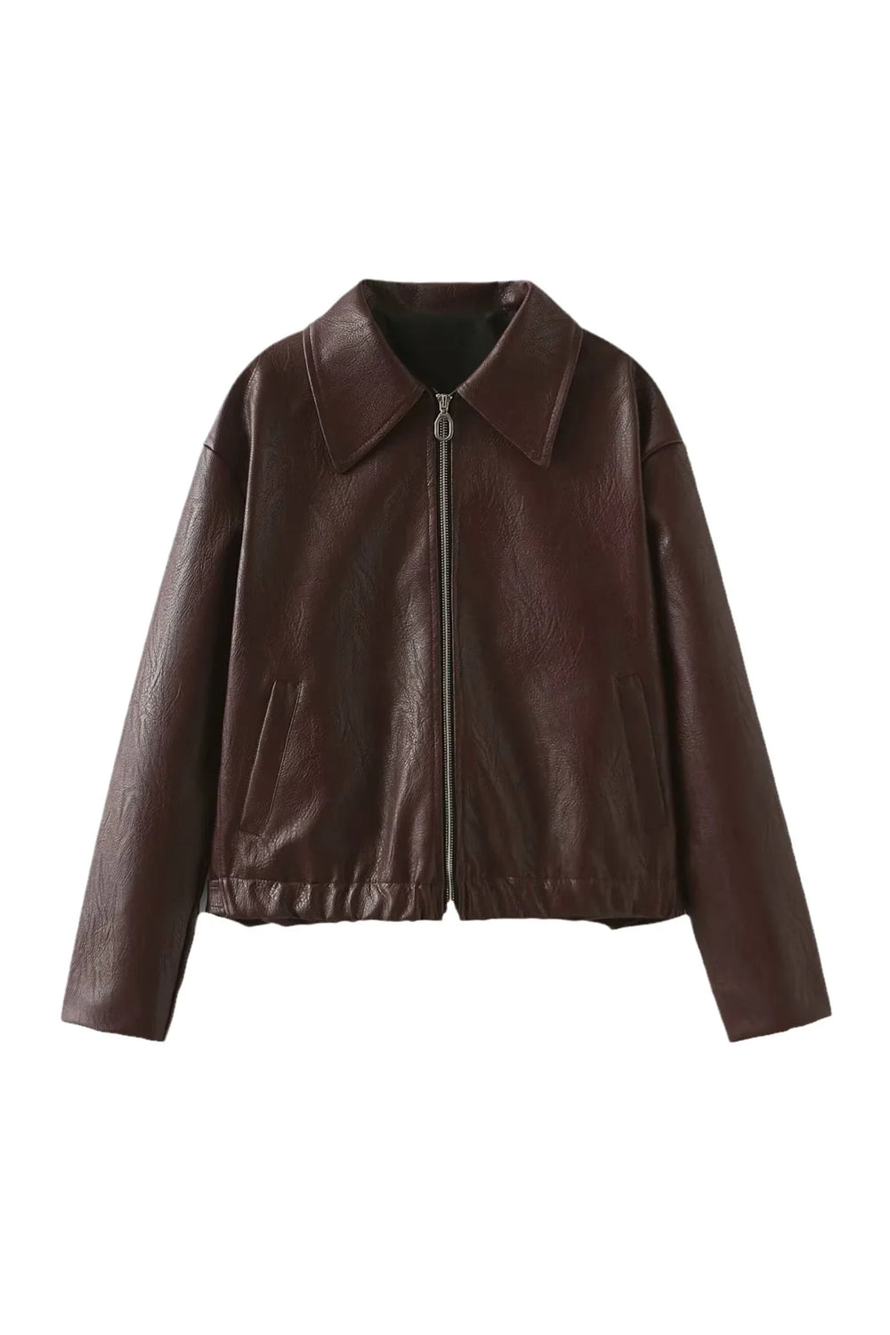 Heidi-Mode | Übergröße Kunstlederjacke