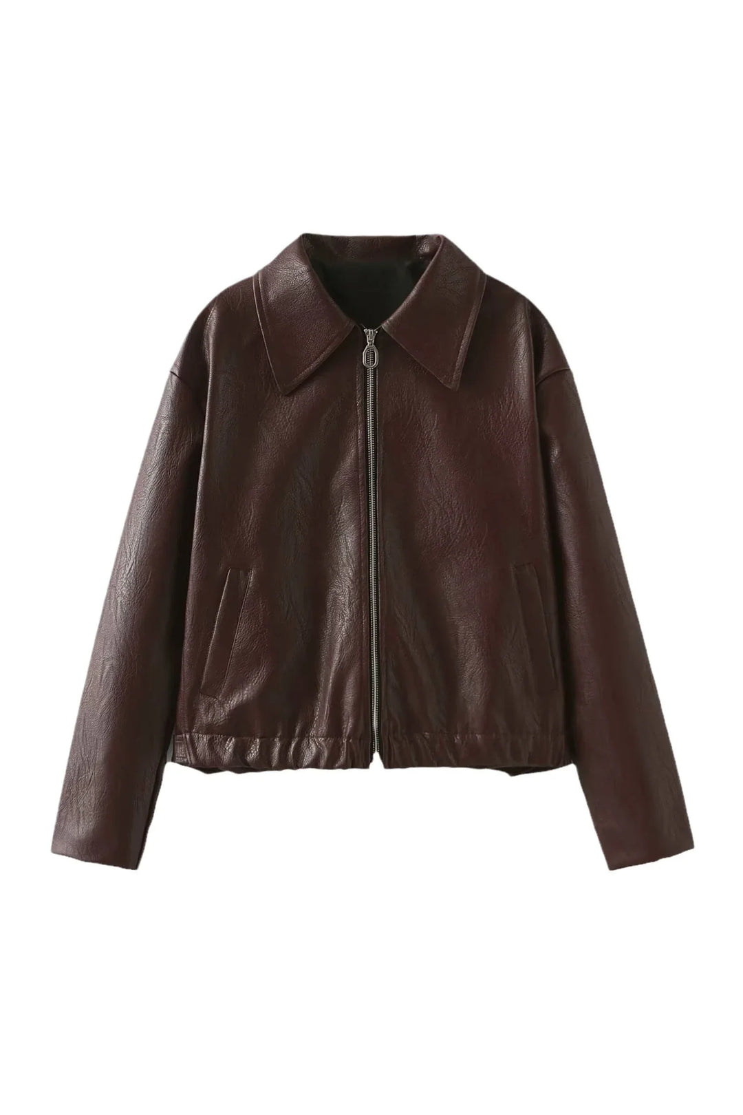 Heidi-Mode | Übergröße Kunstlederjacke