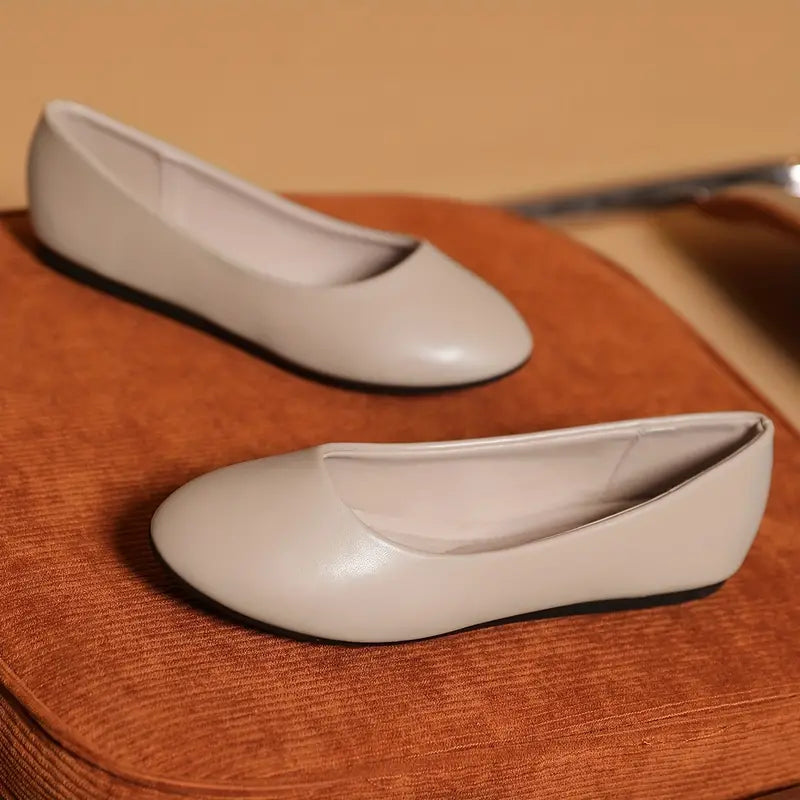 Heidi-Mode | Elegante Glatte Ballerinas für Damen